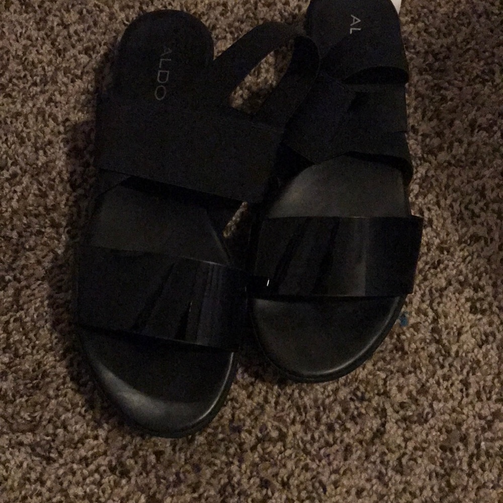 Aldo platform sandals size 37 1/2